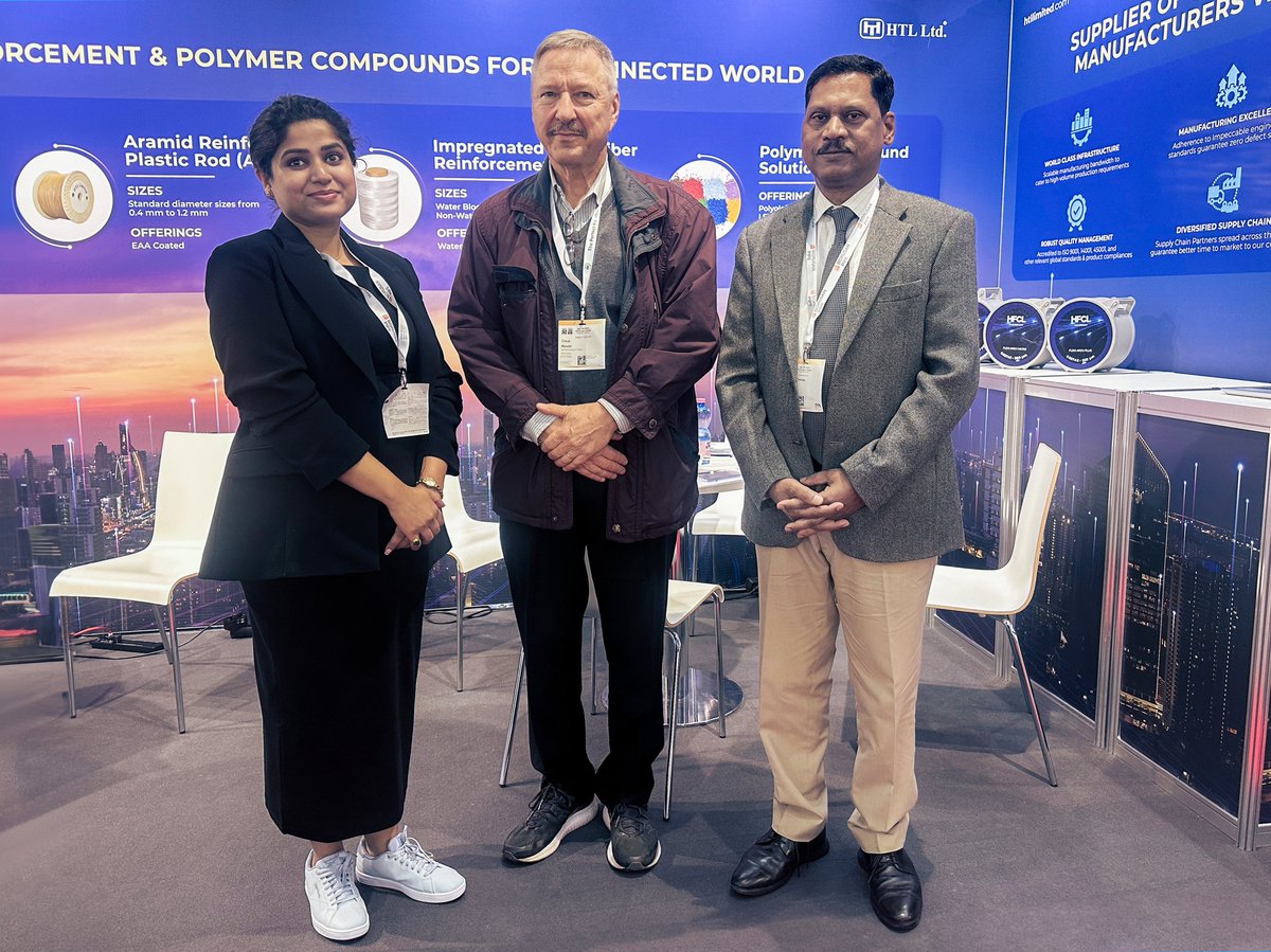 htl_limited's tweet photo. Presenting glimpses from another jam-packed day at
#WireDusseldorf. Have a look!
Experience HTL’s & HFCL’s innovative products first-hand at Booth G42-1 in Hall-15. Don’t miss it!
#HTLatWireDusseldorf #CableReinforcements #Polymers https://t.co/TQPVkHxoms