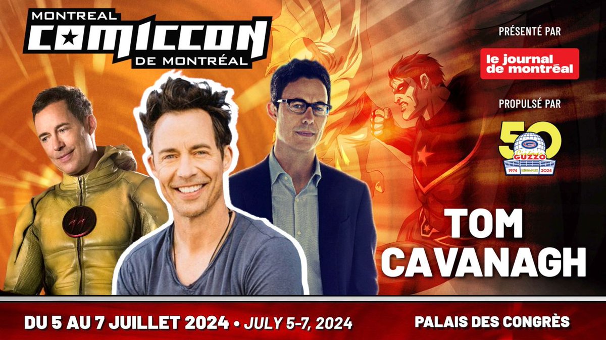 ⚡️Nouvel invité/New guest! @cavanaghtom au Comiccon cet été (samedi seulement)//at Comiccon this summer (Saturday only)! 🎟️: montrealcomiccon.com #theflash #montrealcomiccon2024 #comiccon