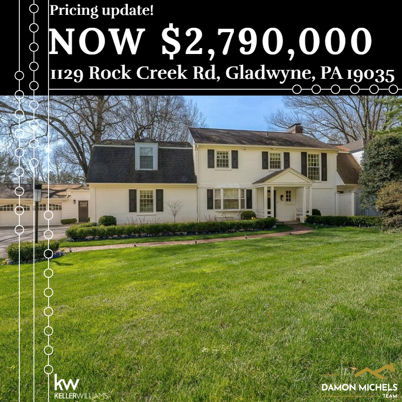 🚨 Price Improvement Alert! 🏡💰 Don't miss out this fantastic opportunity. Contact us today and make this stunning property your new home! 
#PriceImprovement #PriceReduced #Gladwyne #RealEstate #KWMainLine #TheDamonMichelsTeam