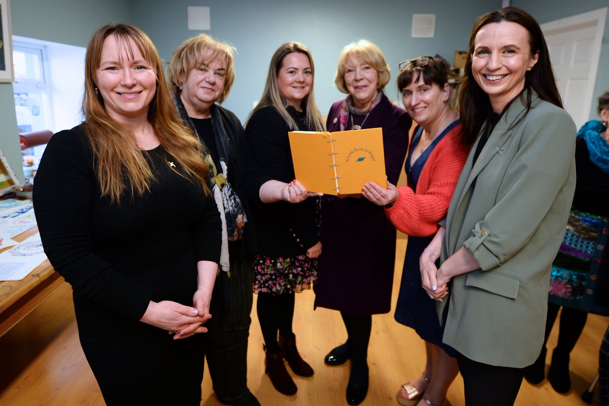 Brigid1500 were delighted to support 'A Little Book of Brigid'' which represents the culmination of dedicated craftsmanship by Angelina Foster and Emily Rainsford of Blueway Art Studio. The launch event on Saturday, April 13th was a great success. #Brigid1500