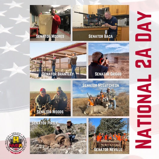 Happy National 2A Day from the New Mexico Senate Republicans! “…the right of the people to keep and bear Arms, shall not be infringed.” (Second Amendment to the U.S. Constitution) #2a #secondamendment #nmpol #nmleg