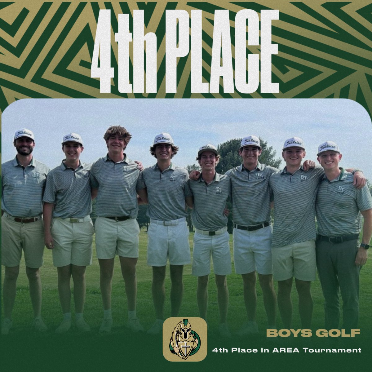 Congratulations to the boys golf team on advancing to Sectionals! #GoTitans