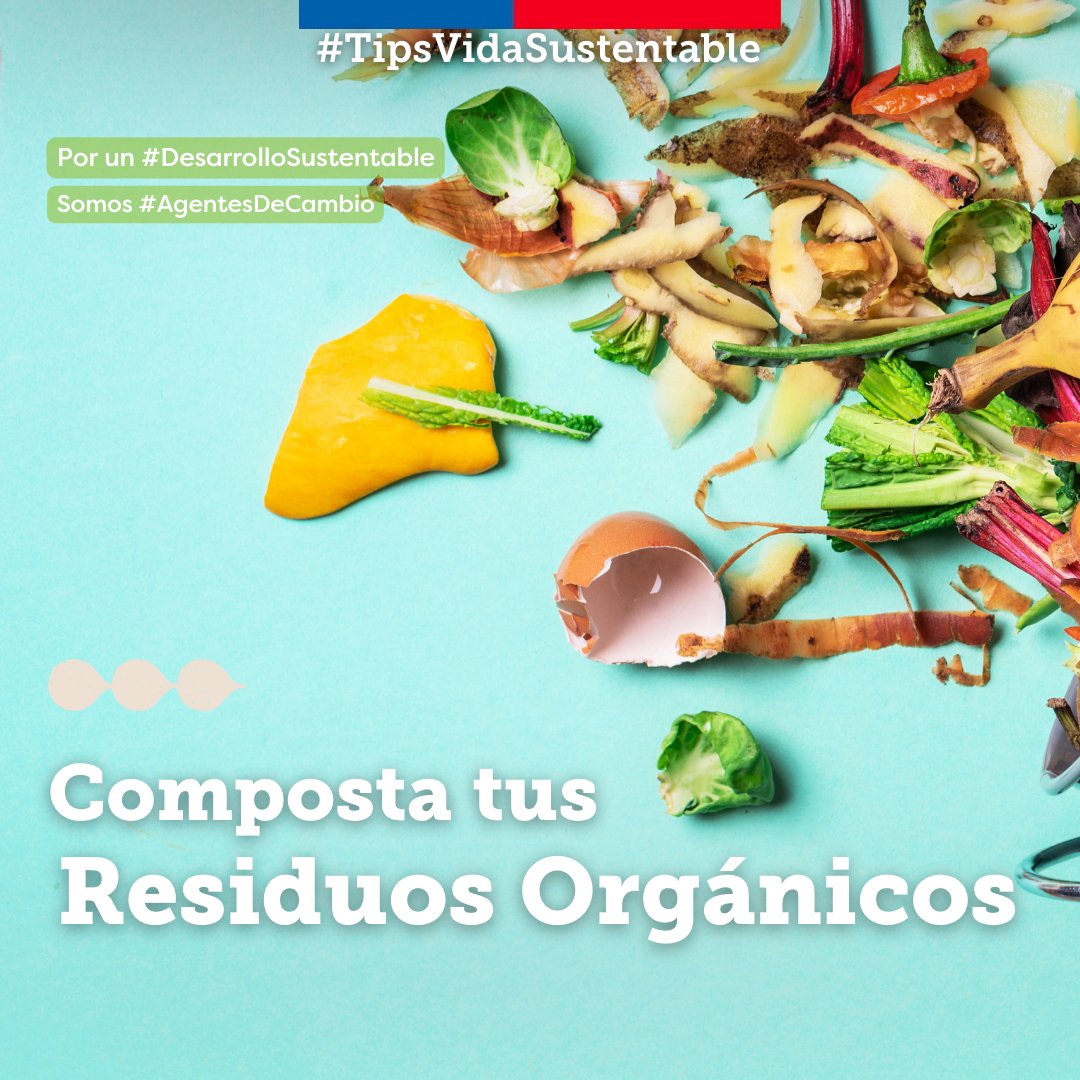 #TipsVidaSustentable | ¿Sabías que el compostaje puede reducir tu huella de carbono? ♻️ Convierte tus residuos orgánicos en abono para tus plantas y evita que terminen en un relleno, reduciendo la emisión de GEI.  ¡Anímate a compostar por un planeta más sustentable! 🌱🌎