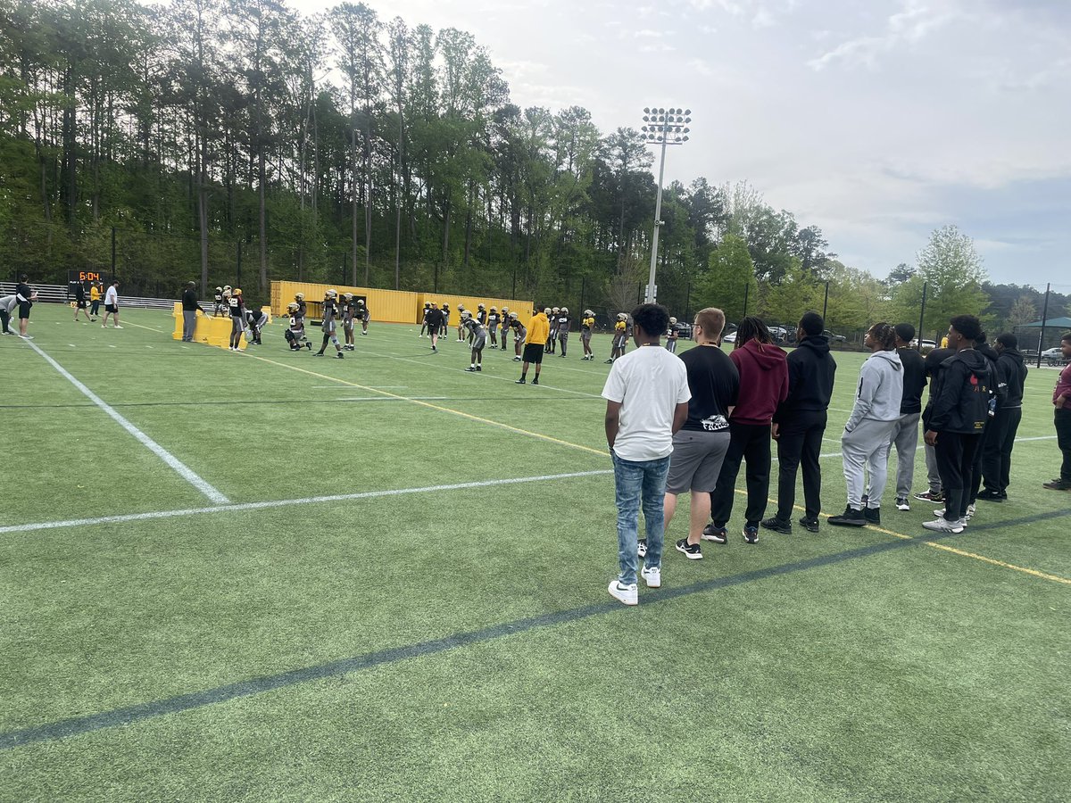 Thank you @KSUEATzone for allowing our prospects to come out to spring football.