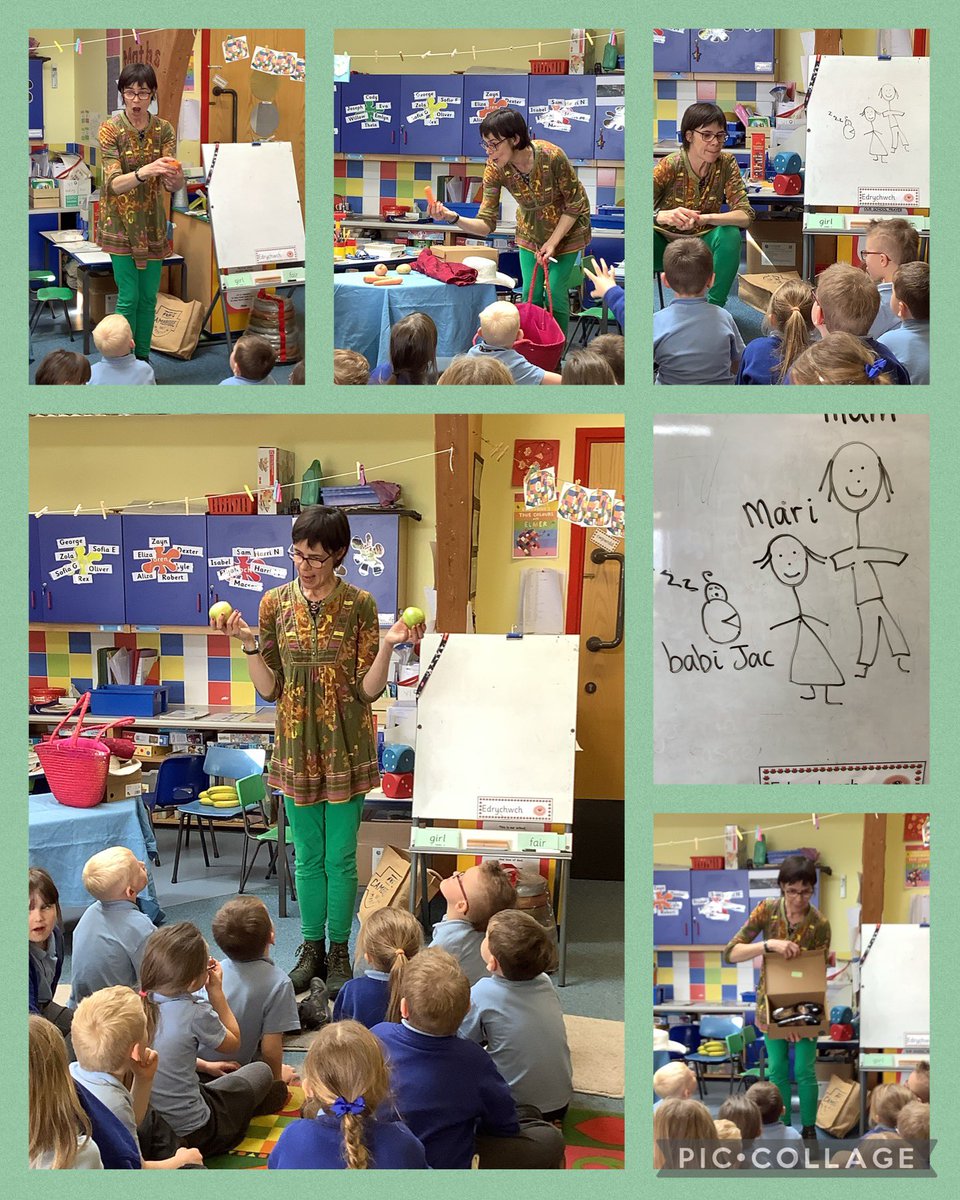 Diolch yn fawr i Alison Newsome am stori hyfryd! Dosbarth 1 enjoyed the story about Mari and Mam going shopping today! @EAS_Cymraeg #AmbitiousCapable