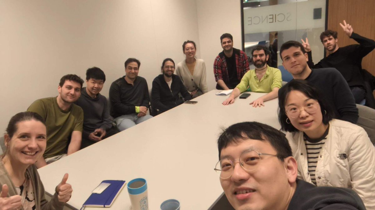 Suzan Verberne 🤹♀️ (@suzan) on Twitter photo Weekly roundtable* meeting of our group <a href="/TMLeiden/">Text Mining and Retrieval Leiden</a> ✌️🤗. It was time for a more or less complete group picture.
(* no longer at a round table after the move to a new building) Weekly roundtable* meeting of our group <a href="/TMLeiden/">Text Mining and Retrieval Leiden</a> ✌️🤗. It was time for a more or less complete group picture.
(* no longer at a round table after the move to a new building)