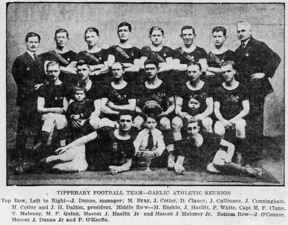 The Gaelic Athletic Association of #Boston held its first reunion, reception + ball at Hibernian Hall in #Roxbury on April 17, 1922. It fielded 8 #GaelicFootball + 8 #Hurling teams at the time. #GAA @GAABoston @officialgaa @TipperaryGAA @HibernianHall irishboston.blogspot.com/2022/04/gaelic…