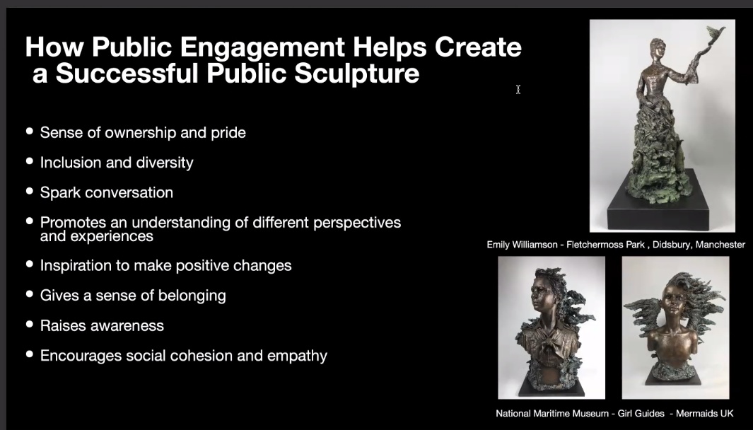 Public Statues and Sculpture Association (@pssatweets) on Twitter photo <a href="/UKSculpture/">Eve Shepherd</a> discussed the impact of public sculpture when it is accepted by the community, giving people a sense of belonging and they feel it is a part of their lives so the public want to protect it which enhances its longevity <a href="/UKSculpture/">Eve Shepherd</a> discussed the impact of public sculpture when it is accepted by the community, giving people a sense of belonging and they feel it is a part of their lives so the public want to protect it which enhances its longevity