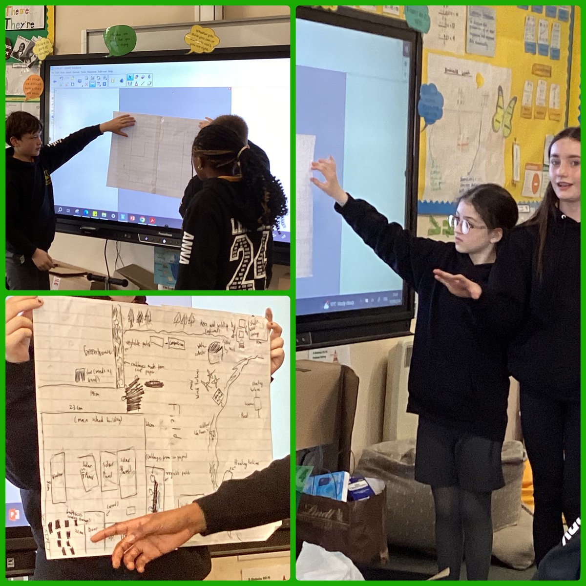 P7 spent the afternoon planning their Climate Smarter model sustainable schools. We will start building them shortly and can't wait for our in-school competition! #STEMstnics #metaskillsstnics #believingandachievingstnics
