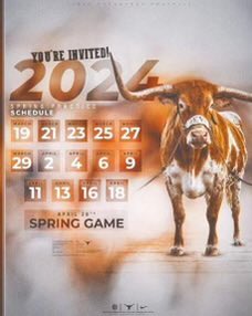 I will be attending the University of Texas for their spring game! @CoachJeffBanks @CoachJCros @TexasFootball @CoachSark @TexasRecruiting