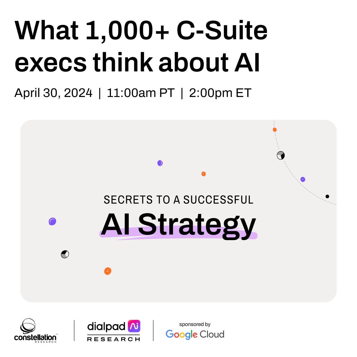 💭 Wondering where to start with AI? You’re not alone. More than 50% of companies are struggling with AI initiatives. Join our upcoming webinar for advice, warnings, and best practices from C-Suite leaders with @rwang0 Sign up now! bit.ly/3UbnRPJ