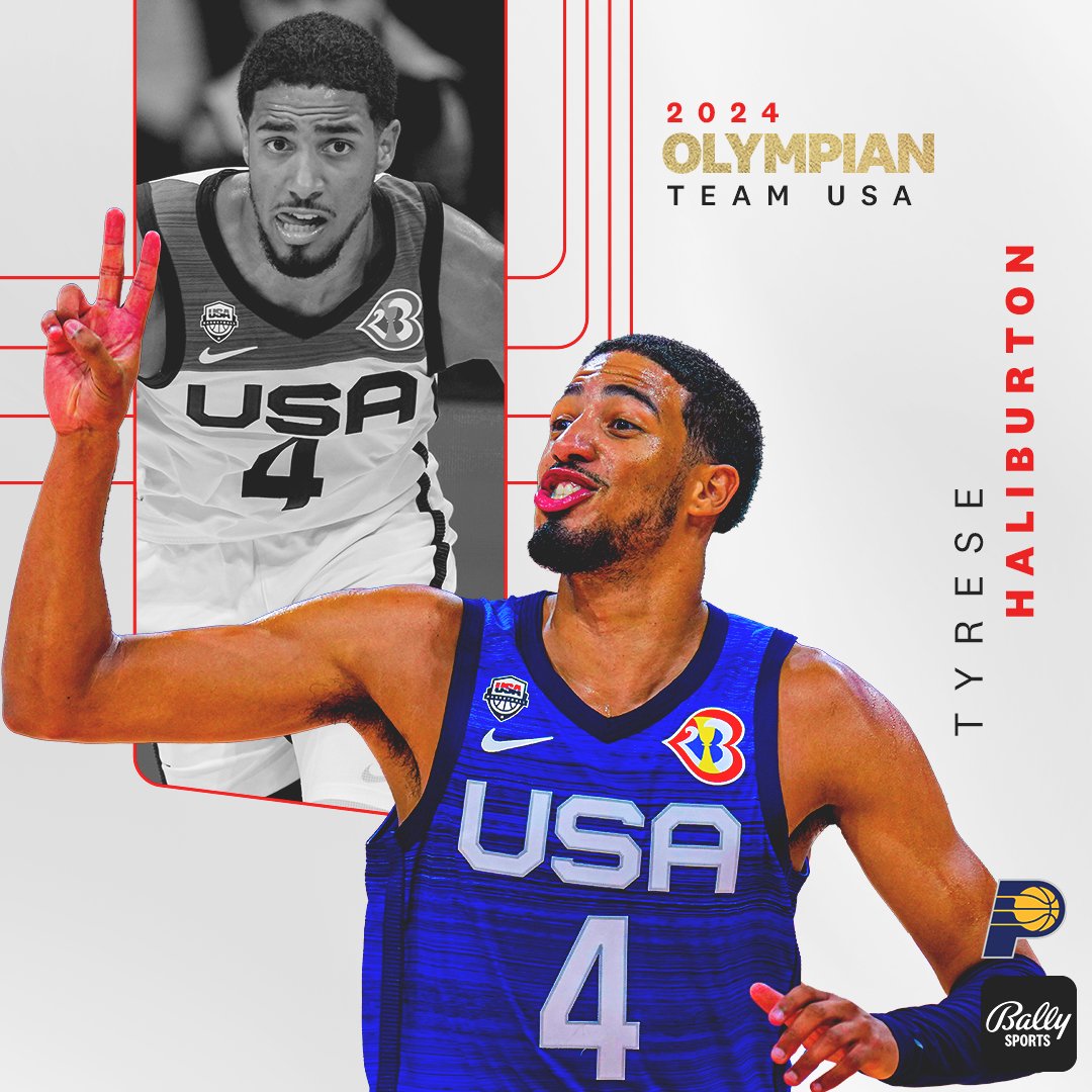 It's official: Tyrese Haliburton is headed to Paris this summer! 🇺🇸 #Pacers #Paris2024