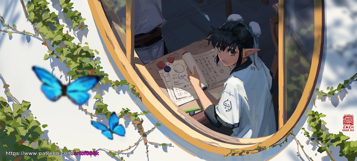 One second before "Ouch!"
#illustration #drawing