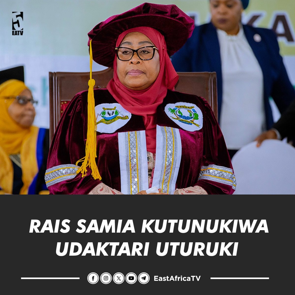 #HABARI Baraza la Chuo Kikuu cha Ankara, ambacho ni cha pili kwa ukubwa nchini Uturuki, limeamua kwa pamoja kumtunuku Rais wa Jamhuri ya Muungano wa Tanzania, Dkt. Samia Suluhu Hassan, Shahada ya Udaktari wa Heshima katika Uchumi kwa kutambua Uongozi wake ambao umeleta mageuzi