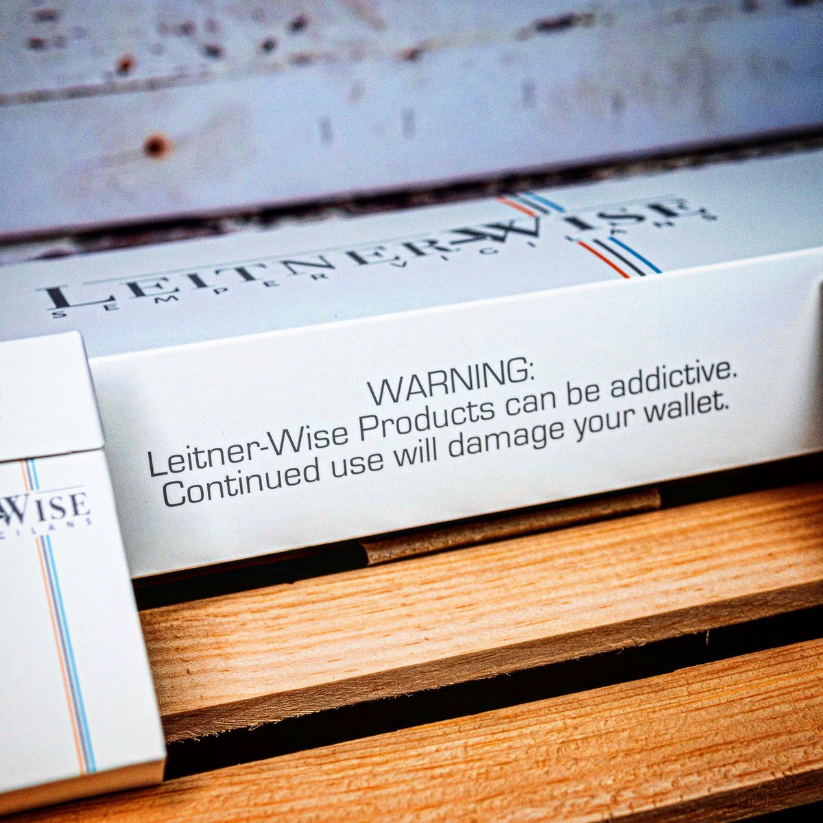The mandatory health warning that accompanies all Leitner-Wise products. leitner-wise.com