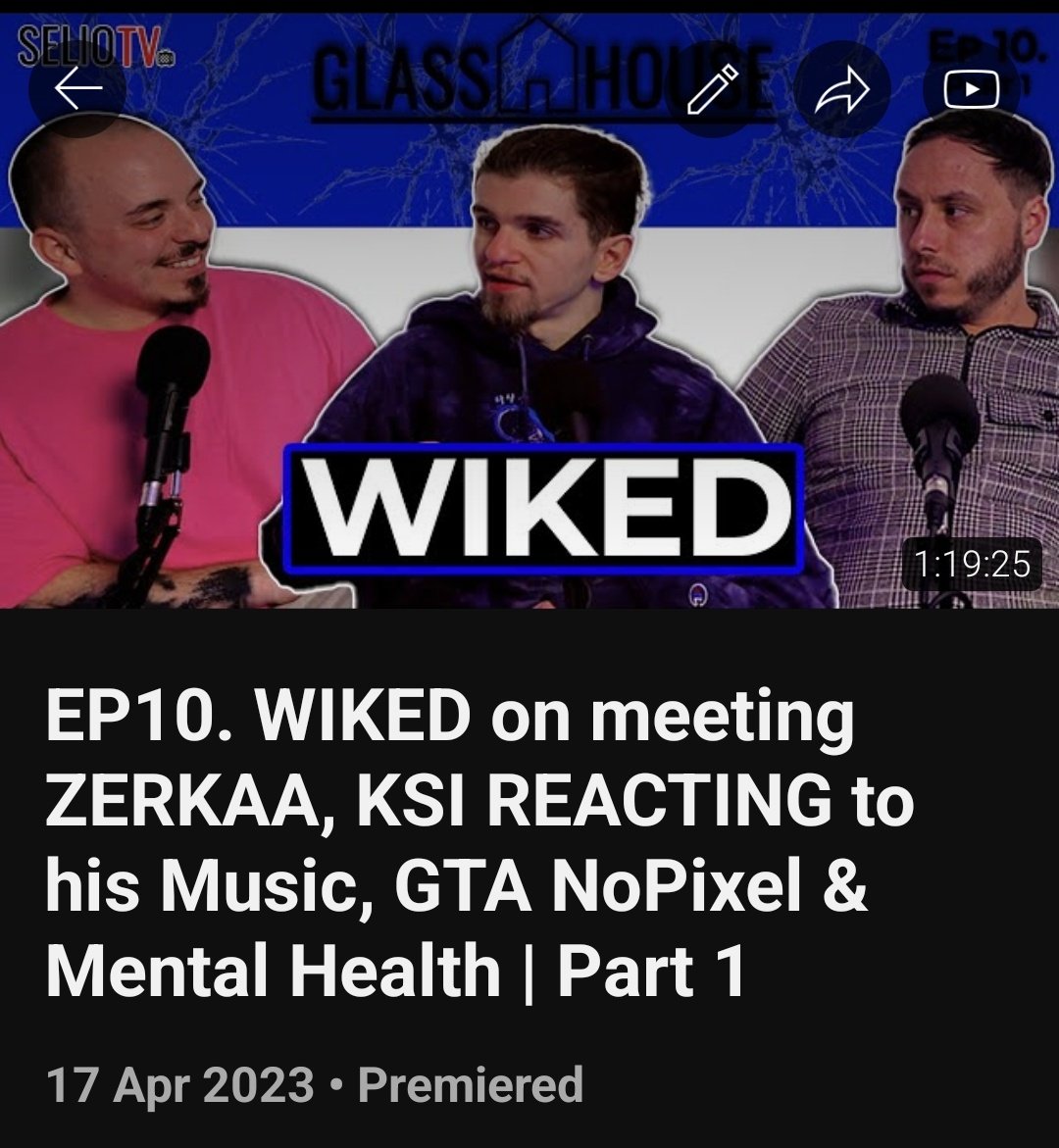 1 year since the boy <a href="/ogWiked/">WIKED</a> blessed us with an appearance on the pod 👏 helped so much with the channel's growth in the early stages of starting. More importantly, glad to call him a friend following it 🙏