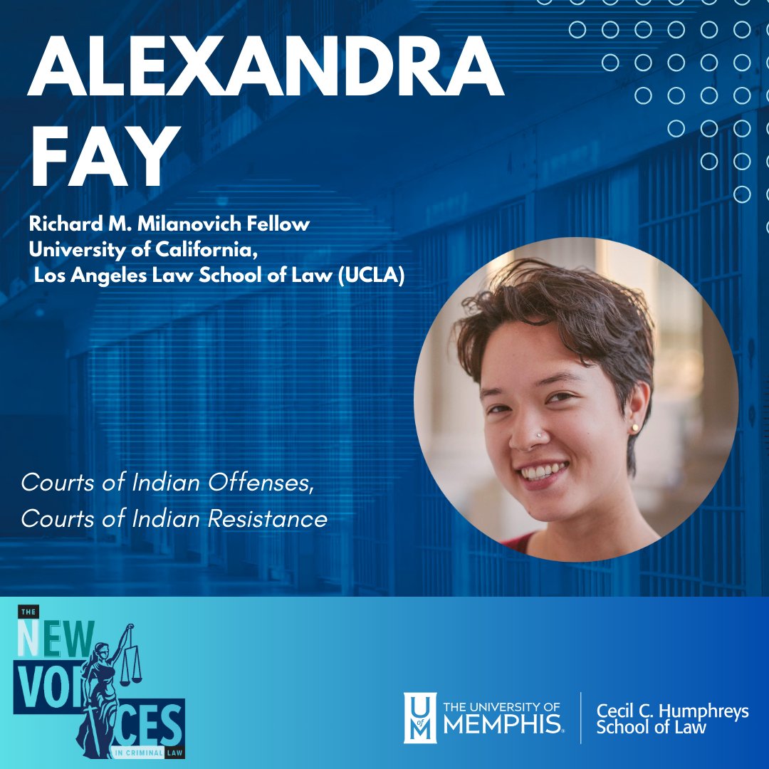 Make sure to attend Friday's 'The New Voices in Criminal Law' Symposium here at the law school so you can catch Alexandra Fay from @uclalawschool, another skyrocketing legal scholar, as she takes part in one of the day's panels. The symposium is free to attend. Link in bio.