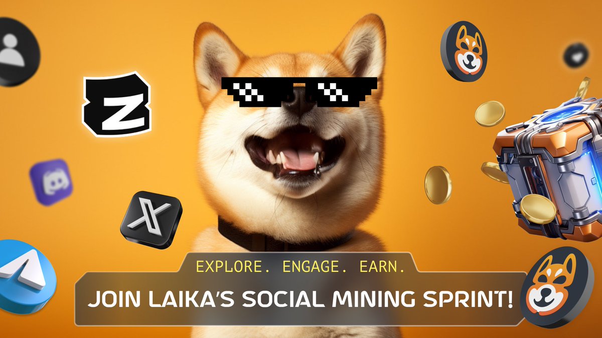 Don't be left behind! Jump into the Zealy Social Mining Sprint with Laika! 🚀👨‍💻 Engage with the community, earn points, and exchange them for $Laika! There are OVER 2000 participants in the April sprint, and GET a chance to be INCLUDED into our leaderboard! Snapshot of the