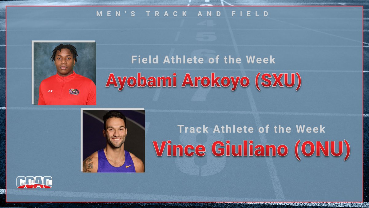 Sweep of First-Place Finishes Result In Men's T&F Weekly Accolades For ONU's Giuliano, SXU's Arokoyo chicagoland.prestosports.com/sports/mtrack-…