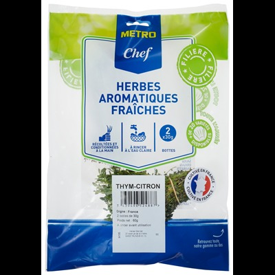 #RappelProduit THYM CITRON 30GRX2 METRO CHEF - METRO CHEF Risques : Salmonella spp (agent responsable de la salmonellose) Motif : Présence de Salmonelle rappel.conso.gouv.fr/fiche-rappel/1…