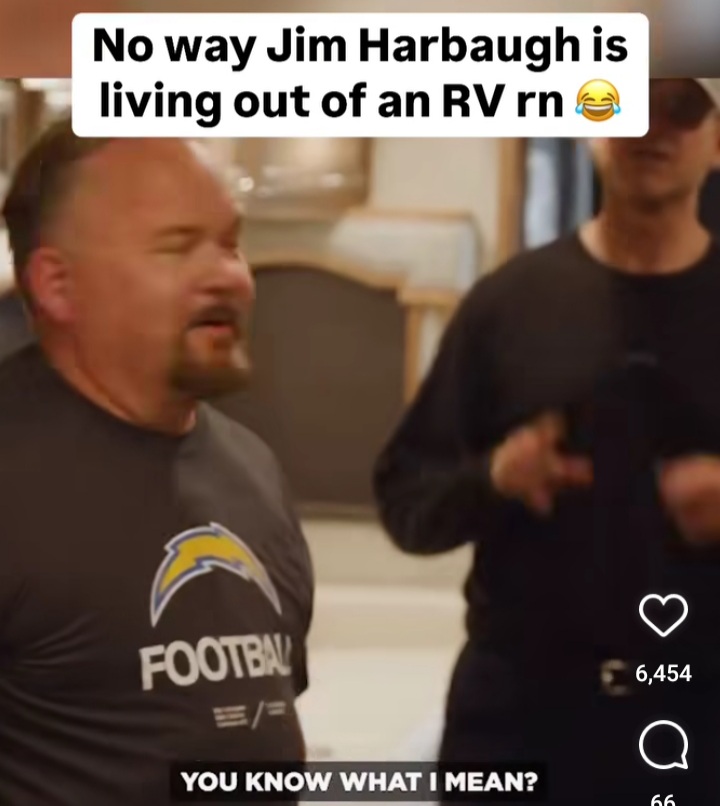 Oh Dean, just pay the man.

In related news, Harbaugh parks tbe RV in Huntington Beache's RV Lot right next to Jalby's dumpster.. i mean 'dwellings'
⚡⚡