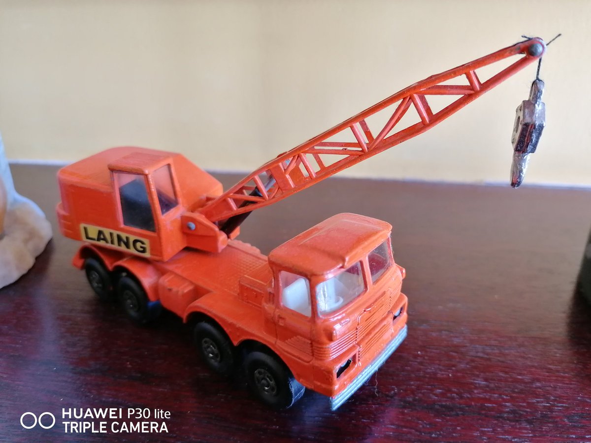 Matchbox k12 scammel crane truck circa 1970