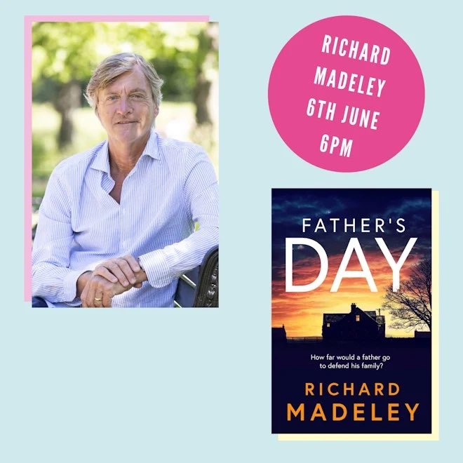 We’re delighted to announce a pop-up event with @richardm56! The broadcaster, book club co-creator & Sunday Times bestselling novelist joins us on 6th June with Father’s Day henleyliteraryfestival.co.uk/events/richard…