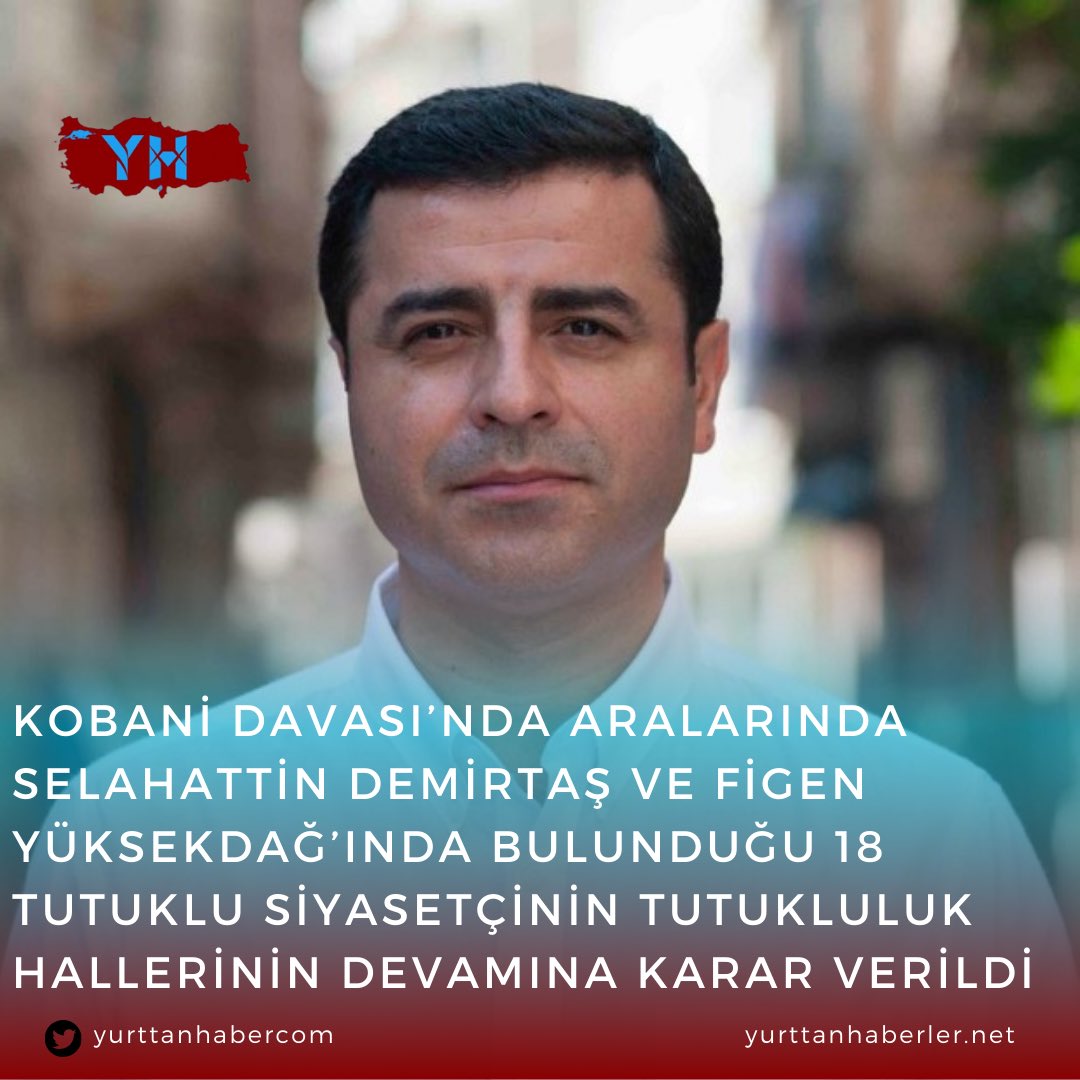Kobani Davası’nda aralarında Selahattin Demirtaş ve Figen Yüksekdağ’ında bulunduğu 18 tutuklu siyasetçinin tutukluluk hallerinin devamına karar verildi.

#SelahattinDemirtaş #figenyüksekdağ #hdp #KobaneDavası #siyaset #gündem #haberler