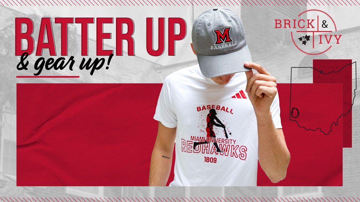 Don't let the rain get you down! Sunshine and warmer days are ahead ☀️😎 There's nothing better than soaking up the sun while cheering on our RedHawks at the ballpark ⚾️ Grab your new baseball gear now at Brick & Ivy before it's gone! ⤵️ bit.ly/3vUUTKo #RiseUpRedHawks