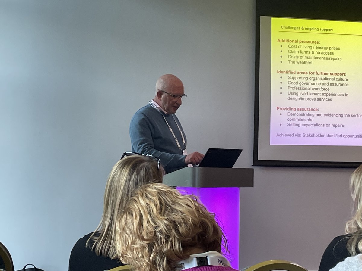 'The data is telling us that the number of [damp, mould and disrepair] cases continues to increase overall - Ian Walters, head of regulation at the Welsh government #TAI2024 #UKHousing