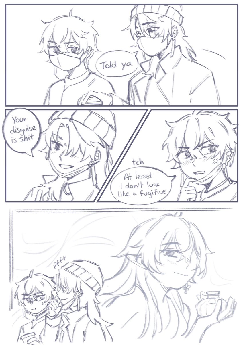mikoratte's tweet photo. Day 4: celebrity
(dh voice): I’m not him
#RenhengWeek #renheng https://t.co/DUWifUUaJd