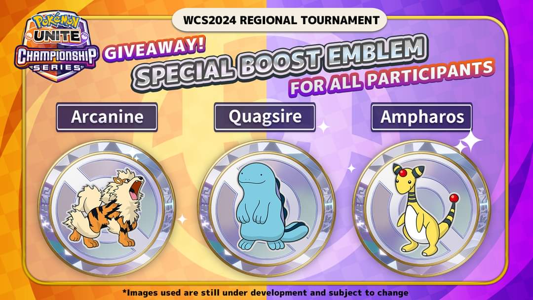 📢 WCS2024 🇲🇾Malaysia/🇸🇬Singapore, 🇵🇭Philippines, and 🇮🇳India Qualifiers! Gather your team members and aim for a chance to compete in the Pokémon World Championships, Pokémon WCS2024 'Pokémon UNITE' category in Honolulu, Hawaii in August 2024! 🔥 Additionally, all participants
