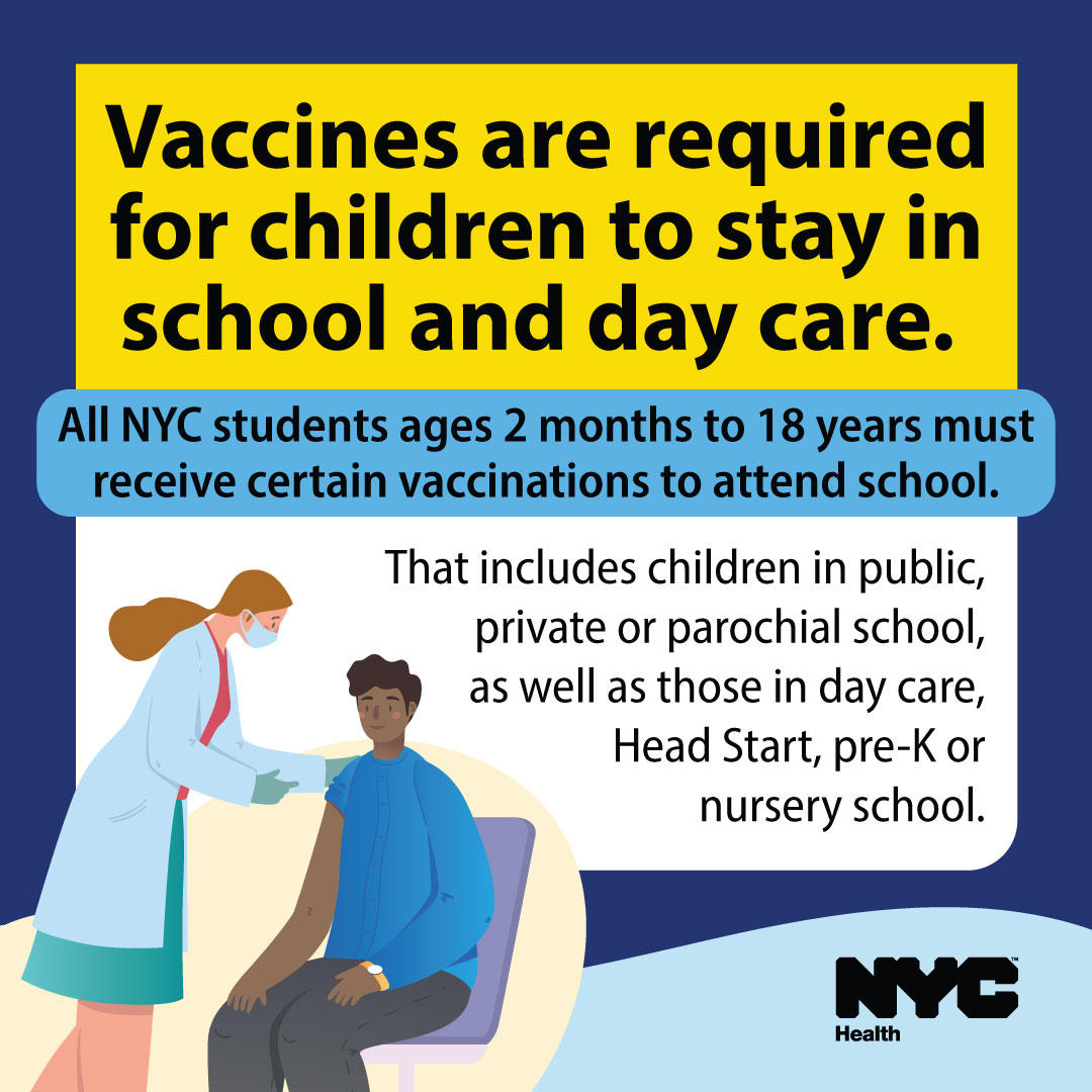 Parents: Not sure if your children are up to date on their routine vaccinations, including their measles vaccine? If your children were vaccinated in New York City, you can use My Vaccine Record to look up their immunization records.

Learn more: on.nyc.gov/myvaccinerecord