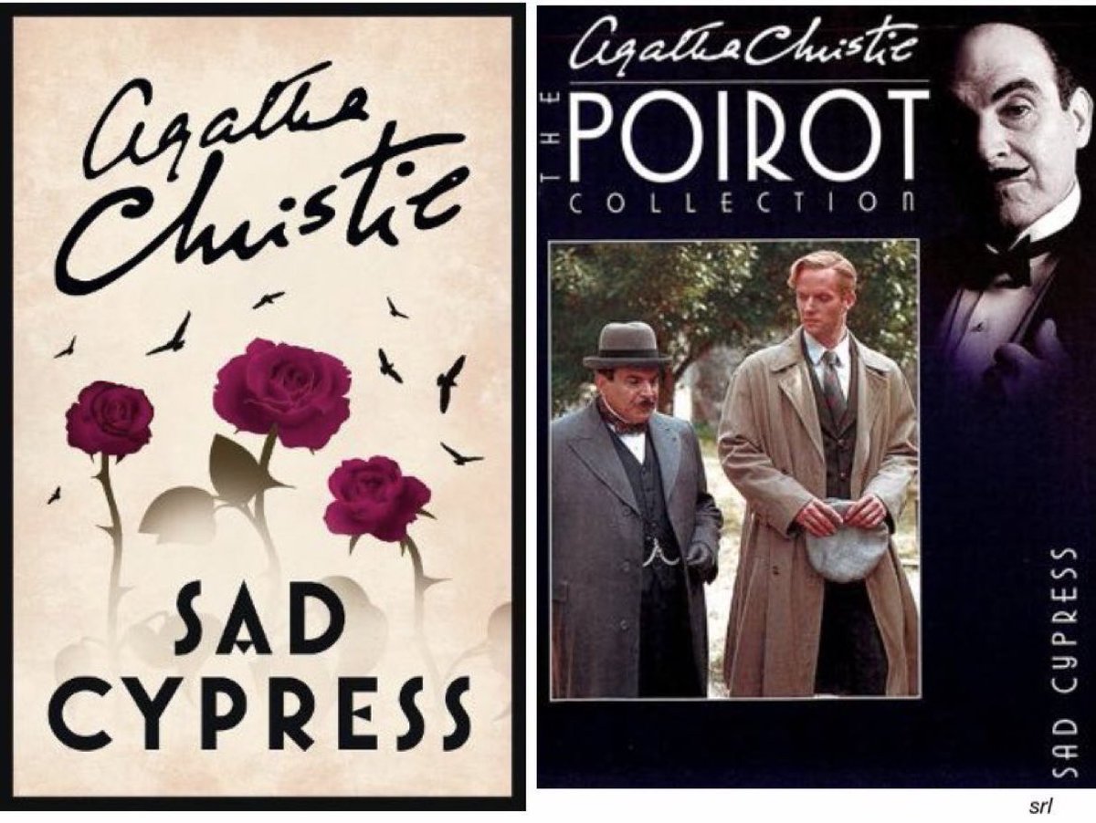 SaveRedlandLibr's tweet photo. 3:45pm TODAY on #ITV3
From 2003, s9 Ep 2 of “Agatha Christie’s Poirot” - “Sad Cypress ” directed by #DavidMoore & written by #DavidPirie
Based on #AgathaChristie’s 1940 #Poirot novel📖
🌟#DavidSuchet #ElisabethDermotWalsh #RupertPenryJones #KellyReilly #PaulMcGann https://t.co/B9rkJ2C9tc