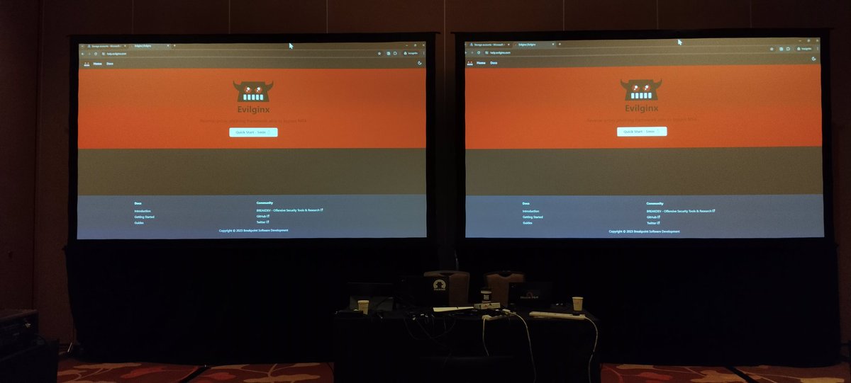 Black hat Asia training is completed. Two days of sharing with our students how APTs compromise AD and Entra ID. And I couldn't help but give a quick shout-out to <a href="/evilginx/">Evilginx</a>

Next stop is <a href="/x33fcon/">/ˈziːf-kɒn/</a> &amp; I'm looking forward to it!