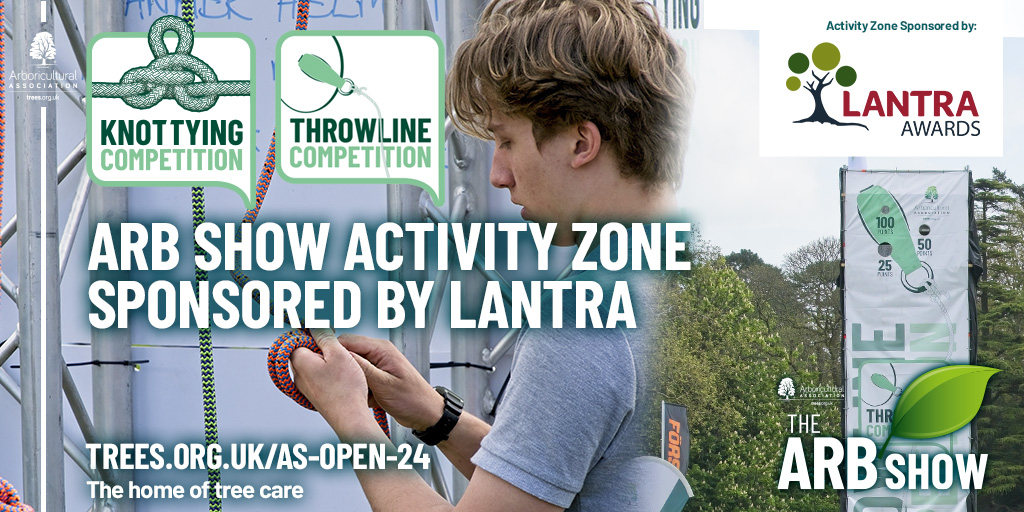 @LantraUK to sponsor ARB Show Activity Zone We’re pleased to announce that long standing ARB Show supporters Lantra are the first ever sponsor for the Activity Zone. Home to the hugely popular knot tying and throwline competitions, the activity zone was a central hub of the show…