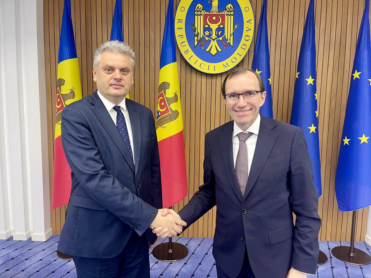 In Chișinău today, I was impressed by my interlocutors Deputy Prime Minister for European Integration @cgherasimov and Deputy Prime Minister for Reintegration @OSerebrian. Moldova has a truly stellar team in charge at a key moment of its history. 🇳🇴 is proud to support 🇲🇩.