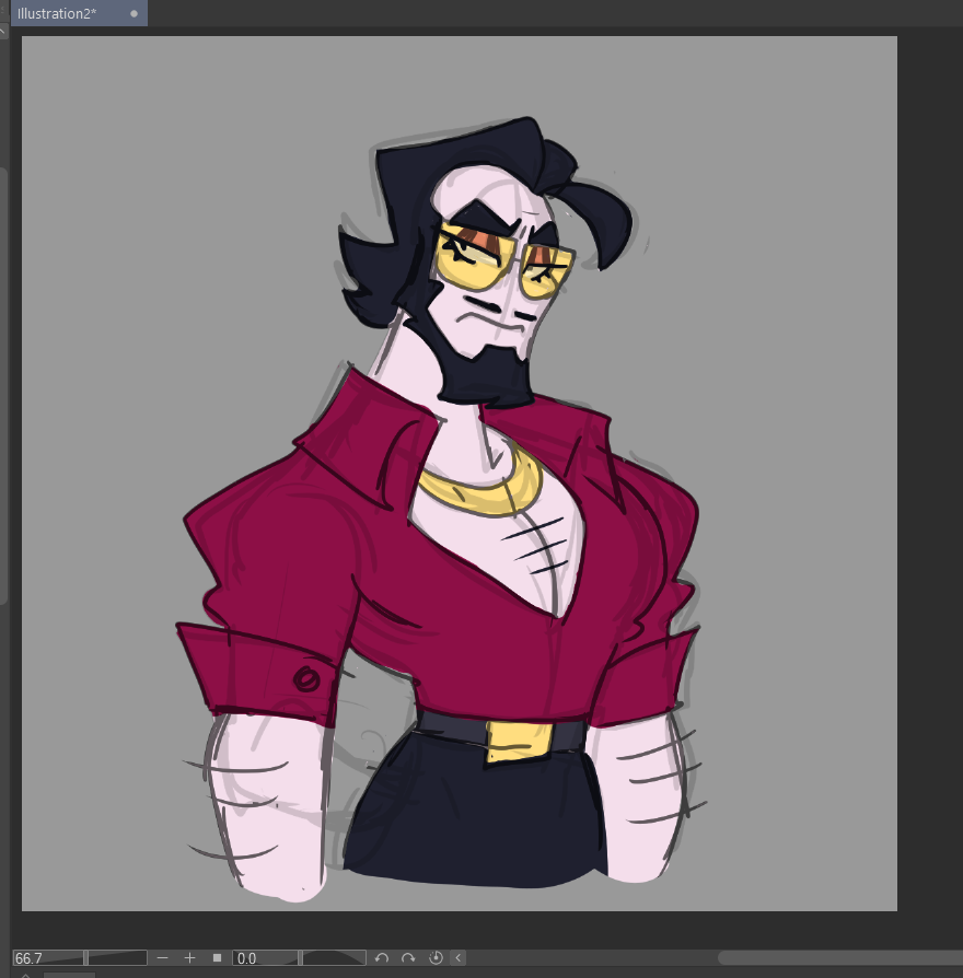 The Baron also has a civilian form And is Pommie's boss