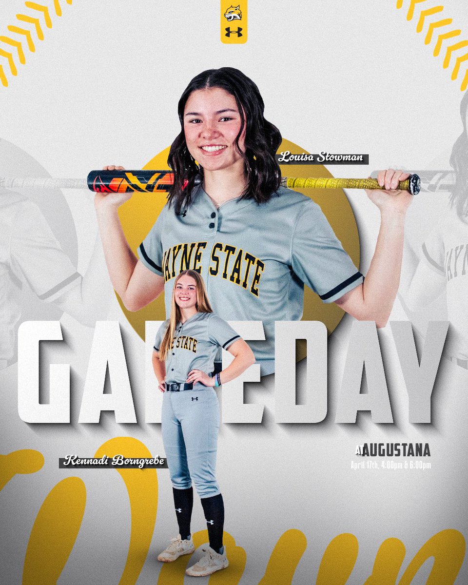 𝐆𝐚𝐦𝐞𝐝𝐚𝐲. 🆚 Augustana ⏰ 4 p.m. & 6 p.m. 📍 Sioux Falls, SD 📊 goaugie.com/sidearmstats/s… 📺 nsicnetwork.com/wscwildcats/ @StowmanLouisa | @kenborngrebe | #GoCats