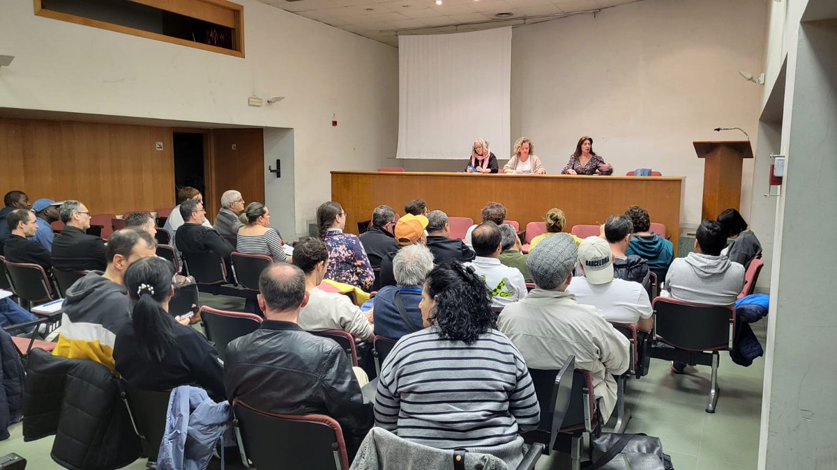 ugtficat's tweet photo. 📢Assemblea de delegats i delegades del sector d'indústries càrnies de Girona
🙋🏽‍♀️A càrrec de la responsable del sector i de membres de la taula negociadora
😀Hem debatut sobre el conveni col•lectiu, representació sindical i afiliació https://t.co/lLZcMdq33l