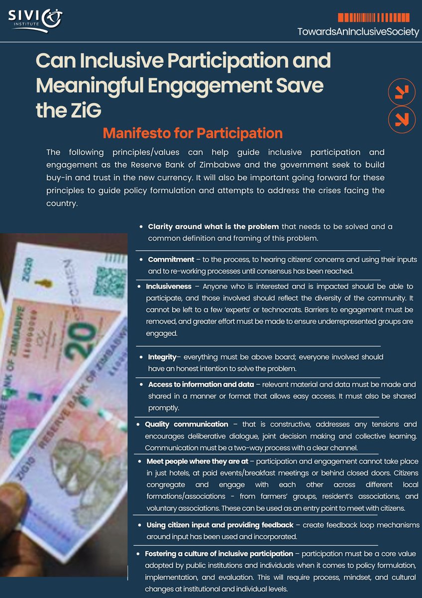 newzwire.live/mushayavanhu-w… @ReserveBankZIM, Internal Reform is a great start but also consider how you engage with the public. Here is our suggestion for a more inclusive approach. @newswireZW @SirNige @RangaMberi #citizenparticipation #inclusion