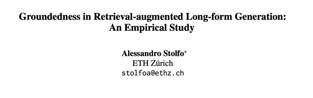 Happy to share that my latest work on the grounding capabilities of retrieval-augmented #LLMs was accepted as a findings paper at #NAACL2024! #NLProc