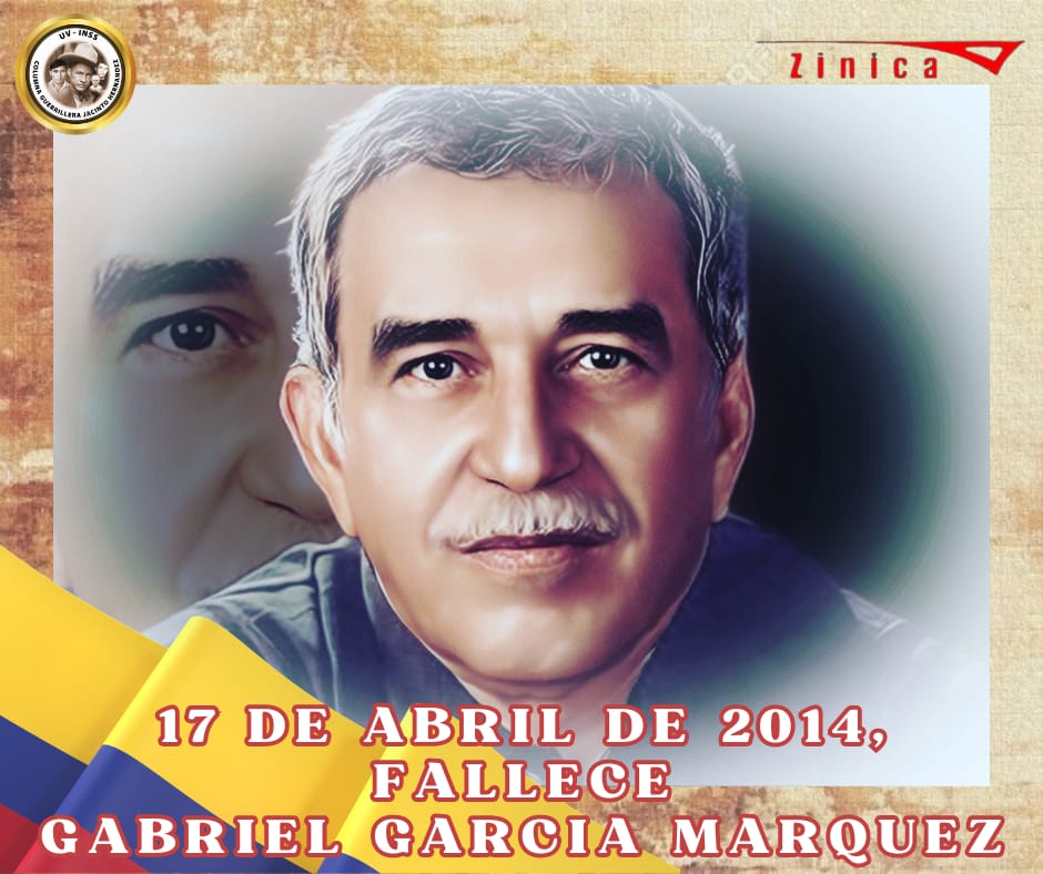 #Nicaragua|#uvinss
#Historia 
✒️El 17 de abril del 2014, Fallecio en Mexico el escritor, guionista, editor y periodista colombiano Gabriel Garcia Marquez "Gabo" reconocido por sus grandes obras literarias.

#uvinss
#Nicaragua 
#ManaguaSandinista