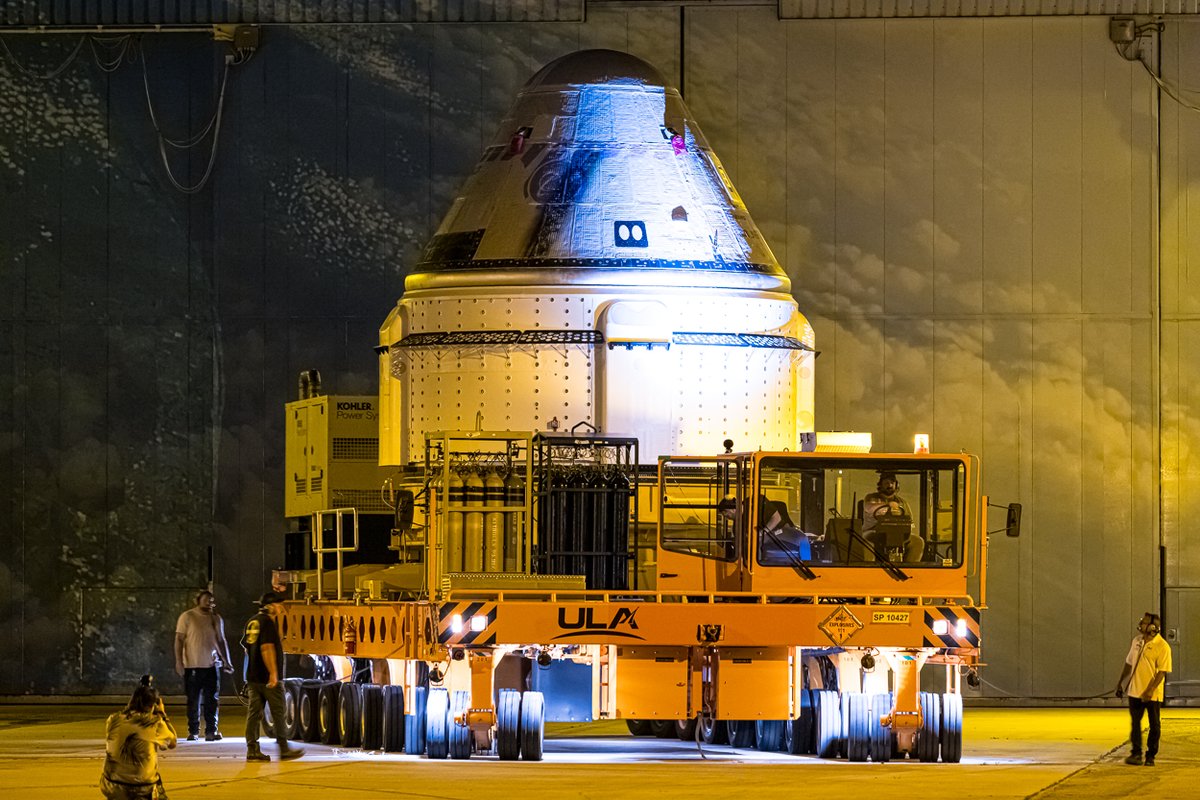 More photos: Starliner rolls to the pad yesterday ahead of the Boeing Crew Flight Test, scheduled for no earlier than May 6