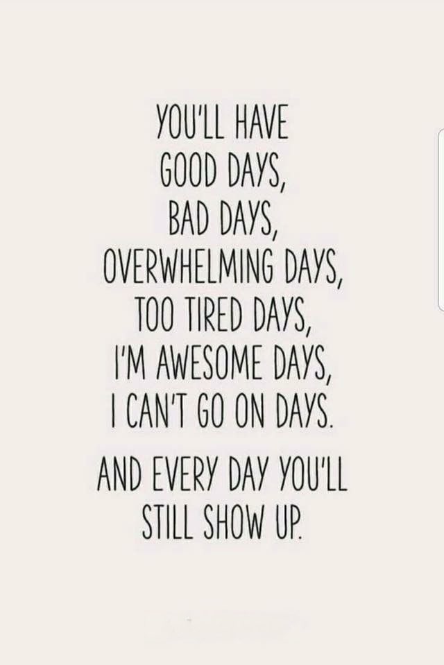Mentoring Wednesday! 
“You can’t appreciate the good days without the bad days. But when I look around and think things over. All of my good days outweigh my bad days. I can’t complain!” 
Keep pushing through! We got this! 
#mentoring #leadership #gooddays #cantcomplain