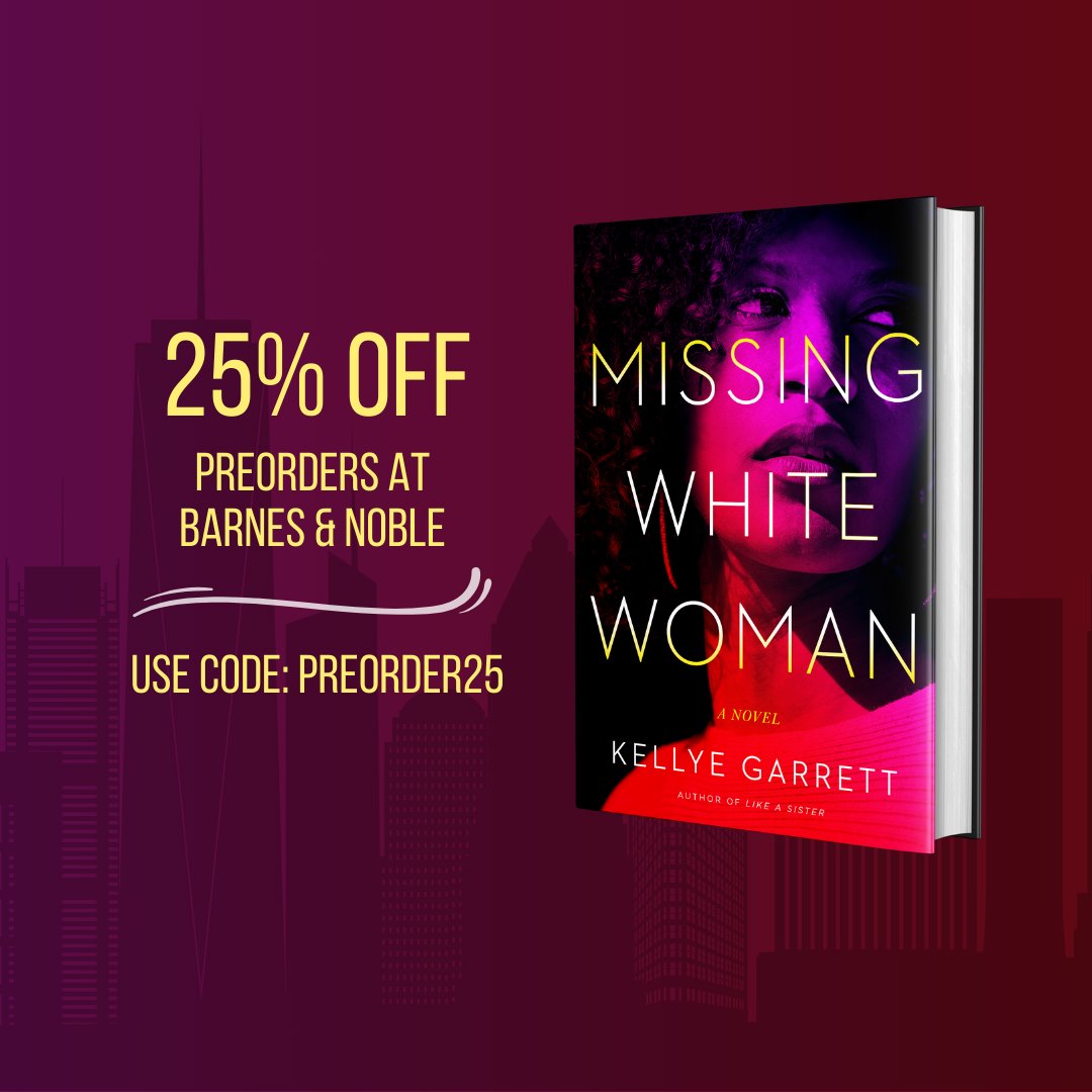 I feel like @BNBuzz set up this preorder sale solely b/c they knew Missing White Woman was out 4/30. Premium & Rewards Members get 25% off all pre-orders from 4/19. Premium Members get an additional 10% off their print book pre-orders. Preorder here: barnesandnoble.com/w/missing-whit…