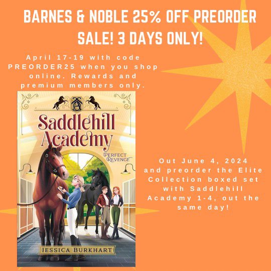 It’s that preorder sale time again! 🧡 Thank you so, so much for supporting me and my horse girls!