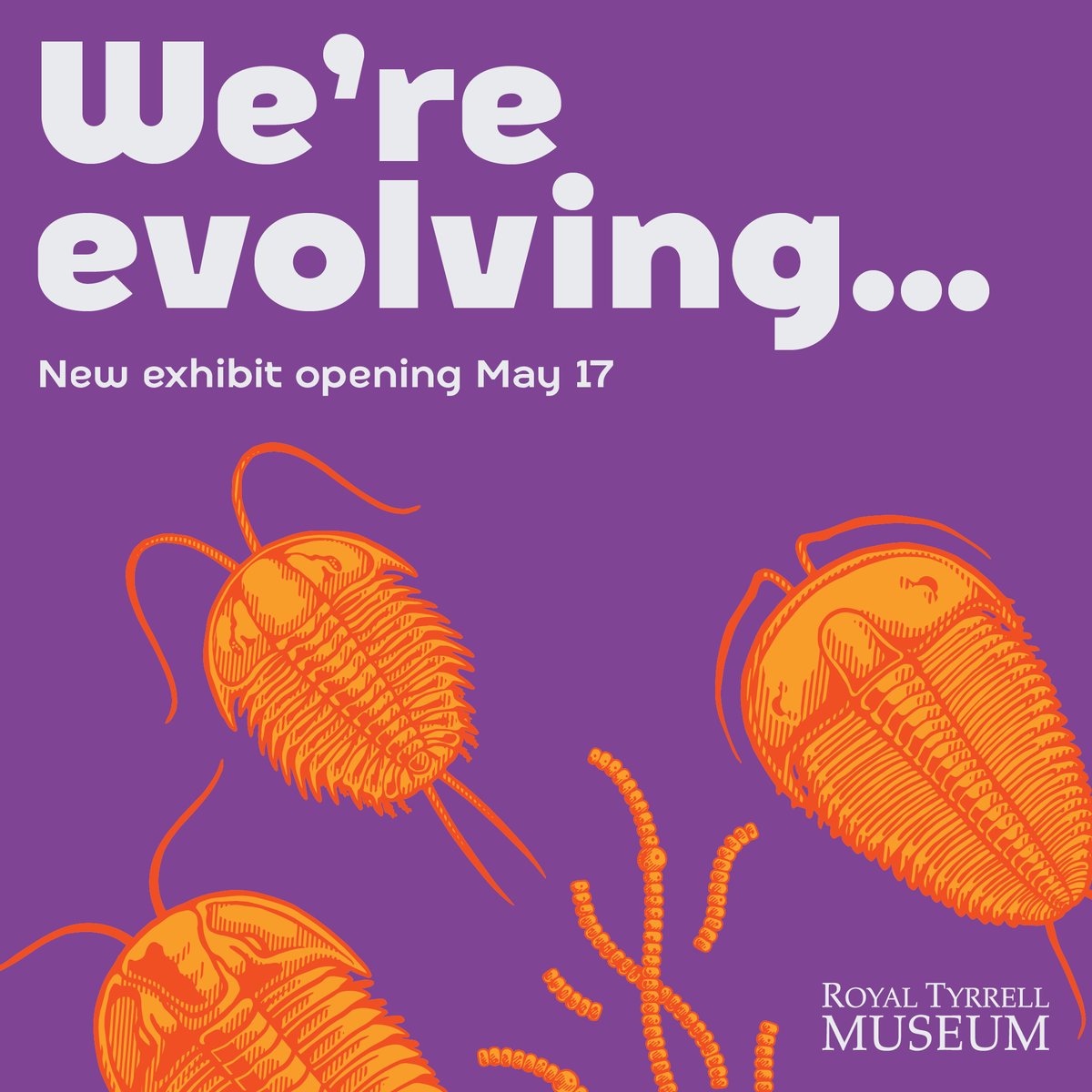 Our new “First Life” exhibit opens on Friday, May 17! 🟣 Meet some of the oldest known fossils, including the earliest evidence of life in Alberta. 🟣 Learn about where and when life began. 🟣 Discover the unique story Canadian fossils tell us about early life.