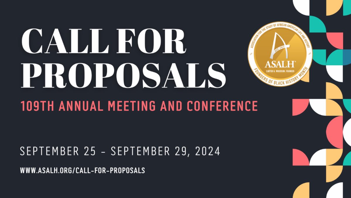 PARTICIPATE IN THE 2024 ANNUAL CONFERENCE! Submit your proposals today! All proposals are due by April 30th, 2024 asalh.org/conference/cal…