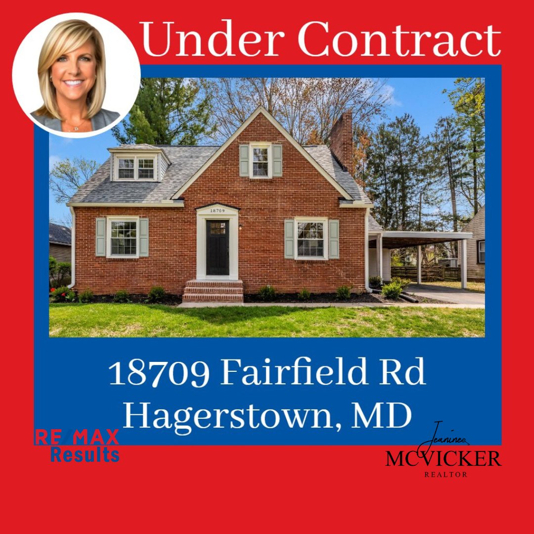 UNDER CONTRACT! Two beautiful properties under contract this weekend! This Spring market is surely on fire! 
Jeanine McVicker Team RE/MAX Results 240-707-3200 O | 301-331-7744 Cell
#realestate #realtor #remax #remaxhustle #buyahome #sellyourhome  #hagerstown #hagerstownmd